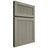 Shiloh Cabinetry Full Overlay Reeded Malibu Red Oak Plain Cut Thyme Door