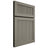 Shiloh Cabinetry Full Overlay Reeded Malibu Walnut Plain Cut Thyme Door