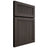 Shiloh Cabinetry Full Overlay Reeded Malibu White Oak Plain Cut Creekside Door