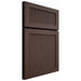 Shiloh Cabinetry Full Overlay Reeded Malibu White Oak Plain Cut Dusk Door