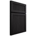 Shiloh Cabinetry Full Overlay Reeded Malibu White Oak Plain Cut Espresso Door