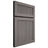 Shiloh Cabinetry Full Overlay Reeded Malibu White Oak Plain Cut Flagstone Door