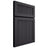 Shiloh Cabinetry Full Overlay Reeded Malibu White Oak Plain Cut Harbor Door