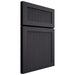 Shiloh Cabinetry Full Overlay Reeded Malibu White Oak Plain Cut Harbor Door