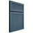 Shiloh Cabinetry Full Overlay Reeded Malibu White Oak Plain Cut Hudson Door