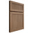 Shiloh Cabinetry Full Overlay Reeded Malibu White Oak Plain Cut Medium Door