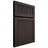 Shiloh Cabinetry Full Overlay Reeded Malibu White Oak Plain Cut Morel Door
