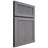 Shiloh Cabinetry Full Overlay Reeded Malibu White Oak Plain Cut Sterling Door