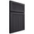 Shiloh Cabinetry Full Overlay Reeded Malibu White Oak Quarter Sawn Harbor Door