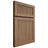 Shiloh Cabinetry Full Overlay Reeded Malibu White Oak Quarter Sawn Medium Door