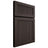 Shiloh Cabinetry Full Overlay Reeded Malibu White Oak Quarter Sawn Morel Door