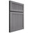 Shiloh Cabinetry Full Overlay Reeded Malibu White Oak Quarter Sawn Sterling Door