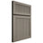 Shiloh Cabinetry Full Overlay Reeded Malibu White Oak Quarter Sawn Thyme Door