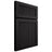 Shiloh Cabinetry Full Overlay Reeded Malibu White Oak Rift Cut Espresso Door