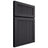 Shiloh Cabinetry Full Overlay Reeded Malibu White Oak Rift Cut Harbor Door