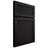 Shiloh Cabinetry Full Overlay Reeded Malibu White Oak Rift Cut Ink Door