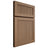 Shiloh Cabinetry Full Overlay Reeded Malibu White Oak Rift Cut Medium Door