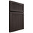 Shiloh Cabinetry Full Overlay Reeded Malibu White Oak Rift Cut Morel Door