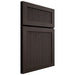 Shiloh Cabinetry Full Overlay Reeded Malibu White Oak Rift Cut Morel Door