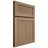 Shiloh Cabinetry Full Overlay Reeded Malibu White Oak Rift Cut Natural Door