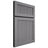 Shiloh Cabinetry Full Overlay Reeded Malibu White Oak Rift Cut Sterling Door