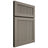 Shiloh Cabinetry Full Overlay Reeded Malibu White Oak Rift Cut Thyme Door