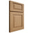 Shiloh Cabinetry Full Overlay Richmond Alder Plain Cut Natural Door