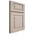 Shiloh Cabinetry Full Overlay Richmond Alder Plain Cut White Sands Door