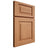 Shiloh Cabinetry Full Overlay Richmond Cherry Plain Cut Natural Door