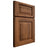 Shiloh Cabinetry Full Overlay Richmond Hickory Plain Cut Burnt Sugar Door