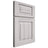 Shiloh Cabinetry Full Overlay Richmond Hickory Plain Cut Cotton Door