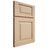 Shiloh Cabinetry Full Overlay Richmond Maple Plain Cut Natural Door