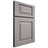 Shiloh Cabinetry Full Overlay Richmond Paintable Dovetail Gray Door
