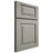 Shiloh Cabinetry Full Overlay Richmond Paintable Evergreen Fog Door