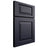 Shiloh Cabinetry Full Overlay Richmond Paintable Hale Navy Door