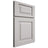 Shiloh Cabinetry Full Overlay Richmond Paintable Mindful Gray Door