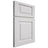 Shiloh Cabinetry Full Overlay Richmond Paintable Pure White Door