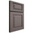Shiloh Cabinetry Full Overlay Richmond Poplar Plain Cut Heatherstone Door