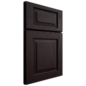 Shiloh Cabinetry Full Overlay Richmond Red Oak Plain Cut Espresso Door