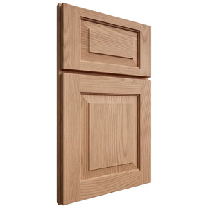 Shiloh Cabinetry Full Overlay Richmond Red Oak Plain Cut Natural Door