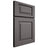 Shiloh Cabinetry Full Overlay Richmond Walnut Plain Cut Cadet Door