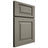 Shiloh Cabinetry Full Overlay Richmond Walnut Plain Cut Thyme Door