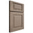 Shiloh Cabinetry Full Overlay Richmond White Oak Plain Cut Almond Door