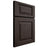 Shiloh Cabinetry Full Overlay Richmond White Oak Plain Cut Morel Door