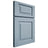 Shiloh Cabinetry Full Overlay Richmond White Oak Plain Cut Sky Door