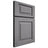 Shiloh Cabinetry Full Overlay Richmond White Oak Plain Cut Sterling Door