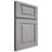 Shiloh Cabinetry Full Overlay Richmond White Oak Plain Cut Stratus Door