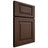 Shiloh Cabinetry Full Overlay Richmond White Oak Quarter Sawn Braun Door