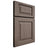 Shiloh Cabinetry Full Overlay Richmond White Oak Quarter Sawn Clay Door