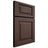 Shiloh Cabinetry Full Overlay Richmond White Oak Quarter Sawn Dusk Door